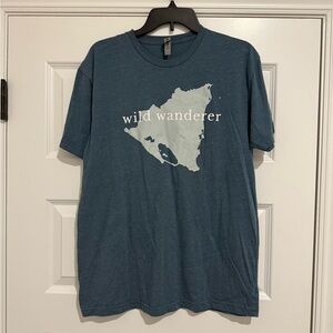 next Teal Graphic 'Wild Wanderer' Crewneck Tee